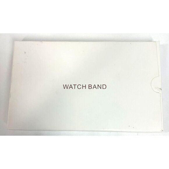 Apple Watch Replacement Band 38mm Rose Gold Metal Navy Blue Silicone New In Box - Picture 3 of 4